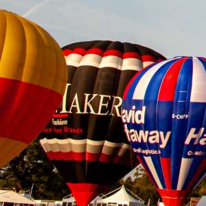OO-BGV hot air balloon. Photograph by Dave