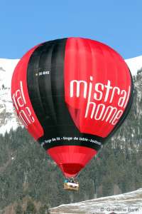 OO-BHQ hot air balloon. Photograph by G Bann