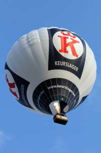 OO-BIA hot air balloon. Photograph by G Bann