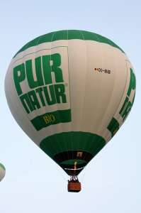 OO-BIB hot air balloon. Photograph by G Bann