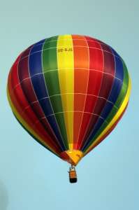 OO-BJS hot air balloon. Photograph by G Bann
