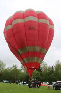 OO-BLL hot air balloon. Photograph by G Bann