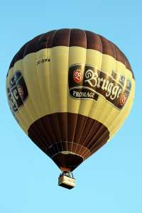 OO-BMW hot air balloon. Photograph by G Bann