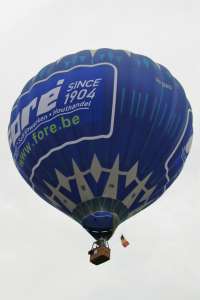 OO-BNQ hot air balloon. Photograph by G Bann