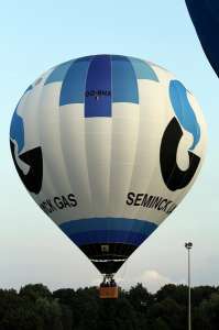 OO-BNX hot air balloon. Photograph by G Bann