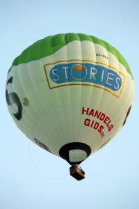 OO-BQX hot air balloon. Photograph by G Bann