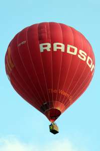 OO-BQY hot air balloon. Photograph by G Bann