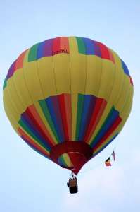OO-BSL hot air balloon. Photograph by G Bann