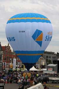OO-BSN hot air balloon. Photograph by G Bann