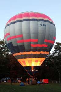 OO-BUM hot air balloon. Photograph by G Bann