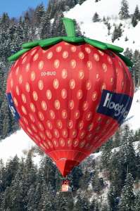 OO-BUQ hot air balloon. Photograph by G Bann