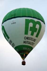 OO-BUX hot air balloon. Photograph by G Bann
