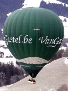 OO-BWG hot air balloon. Photograph by G Bann