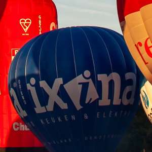 OO-BWO hot air balloon. Photograph by Dave