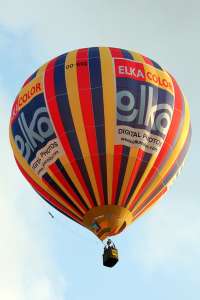 OO-BXG hot air balloon. Photograph by G Bann
