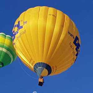 OO-BXJ hot air balloon. Photograph by Dave