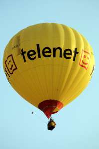 OO-BXT hot air balloon. Photograph by G Bann