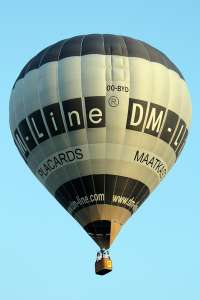 OO-BYD hot air balloon. Photograph by G Bann