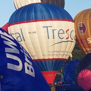 PH-TRE hot air balloon. Photograph by Dave